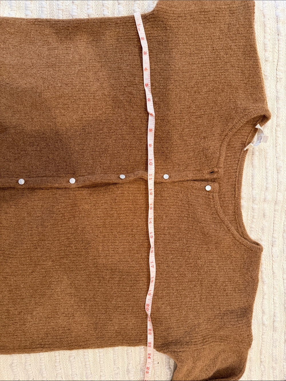 Sezane Gaspard Size M in Camel - Picture 9 of 9